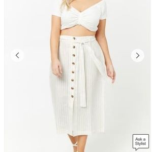 Button down Skirt
